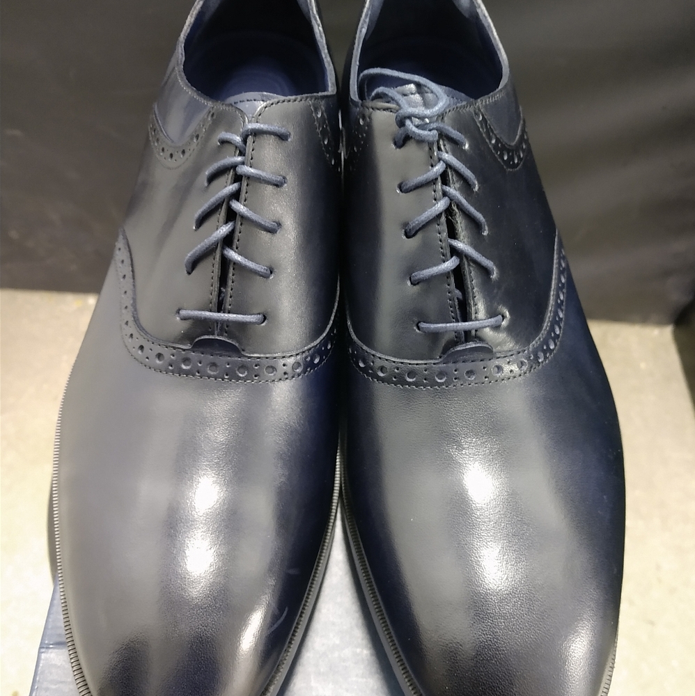 Navy blue oxfords